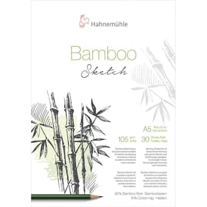 Skizzenblock Hahnemühle Bamboo, 105 g/m², weiß, A5, 30 Blatt