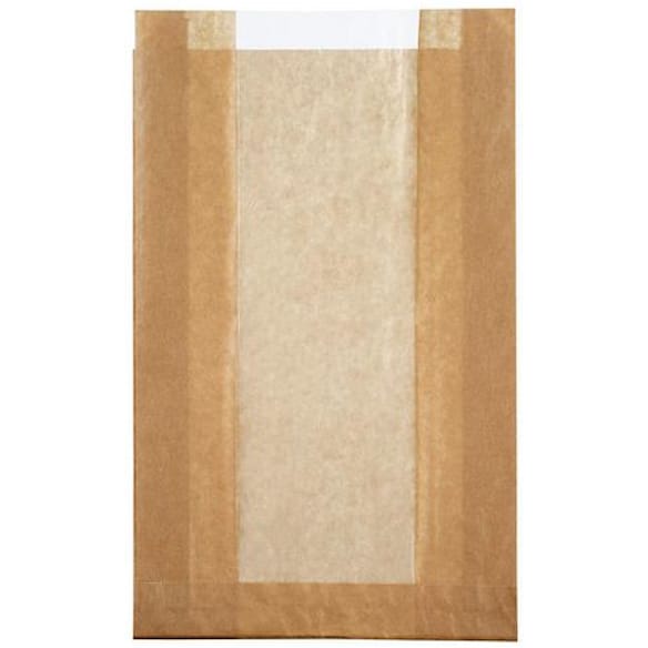 Bakerpose vindu 210/80x340mm brun (1000)