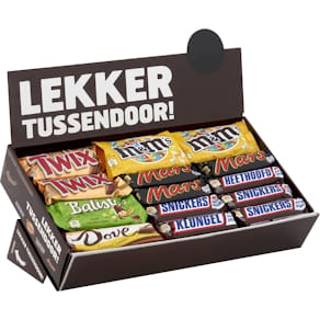 Chocoladerepen Mars, doos van 49 stuks, mix