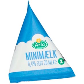 Kaffemælk Arla Mini Milk 20 ml, distributionsboks, 100 stk
