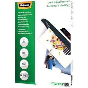 Laminat FELLOWES A4 100mic klar 100/fp