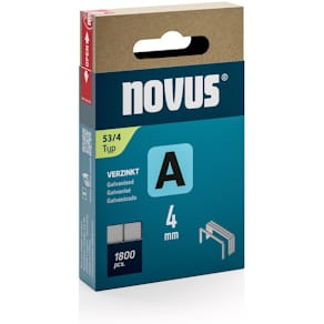 Feindrahtklammern Novus A Typ 53/4, 1800 St., silber