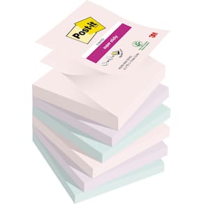 Memoblok Post-it Super Sticky Z-notes Soulful, 90 vel, 76 x 76 mm