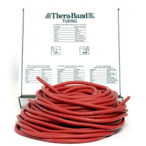 Träningsband THERA-BAND tubing 30,5m röd