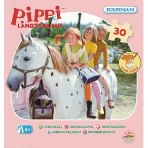 Träpussel Pippi KÄRNAN 30 bitar