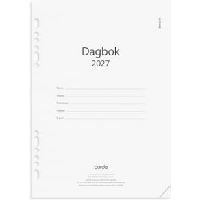 Burde Business kalendersats Dagbok 2027