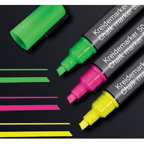 Kreidemarker Sigel, 3 St., 1–5 mm, sortiert