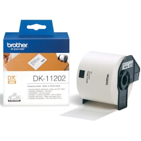 Etikettenrolle Brother DK-11202, weiß, 62 x 100 mm, 300 St.