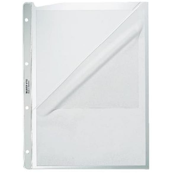 Plastlomme LEITZ A4 topp/vens 130my 100st