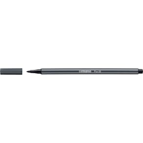 Fasermaler STABILO Pen 68, schwarzgrau