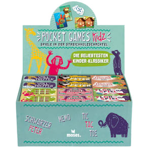 Taschenspiel moses. Verlag Pocket Games Kidz, sort.