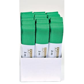 Taftband Goldina Basic, 25 mm x 3 m, grün