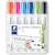 Whiteboardpenna Staedtler Lumocolor® rund 6-pack mixade färger
