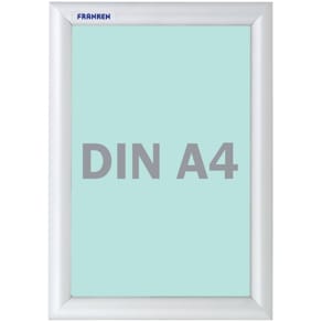 Wechselrahmen FRANKEN Security Feuerfest, A4, Aluminium, silber