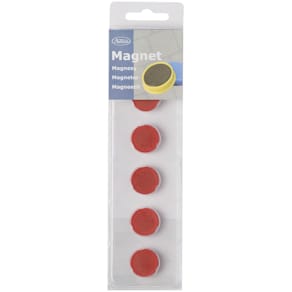 Magnetknappar ACTUAL 20mm röd 6/fp