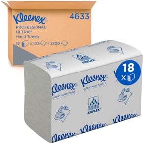 Falthandtuch Kleenex Ultra, weiß, 24,1x19,1 cm
