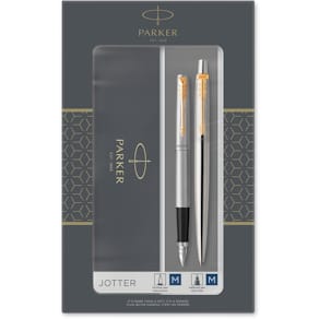 Vulpenset Parker Jotter Giftbox, duoset, goud