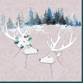 Zelltuchserviette PAPER+DESIGN Weihnachten, 25 x 25 cm