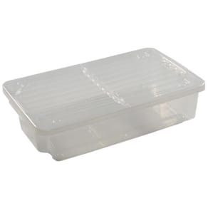 Förvaringsbox, med hjul och lock, 55L