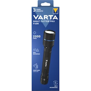 Taschenlampe VARTA LED F40R, schwarz