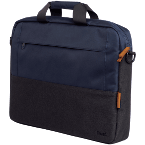 Lisboa 16'' Laptop Bag, Dark Blue & Grey