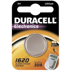Knapcellebatteri Duracell 1620 lithium