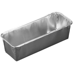 Foliebakke PlusPack 1 rum alu, 2200 ml, 40 stk