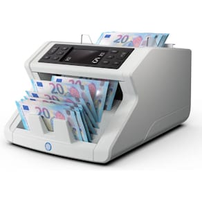 Banknotenzählgerät Safescan 2210G2, mit Prüfer, grau