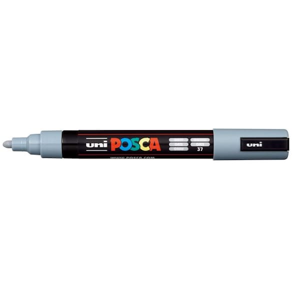 Paintmarker UNI Posca PC-5M grå