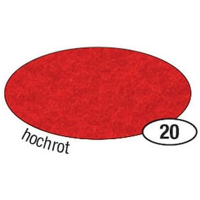 Bastelfilz Folia, hochrot