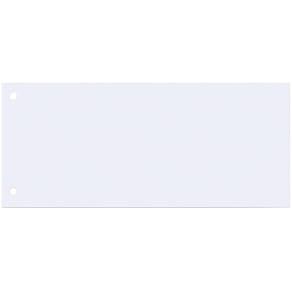 Trennstreifen Q-CONNECT, 10,5 x 24 cm, 100 Stück, weiß