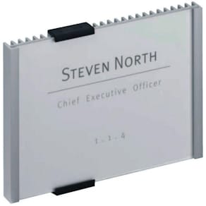 Dörr & Väggskylt DURABLE Info Sign A6L, aluminium, 149x105mm