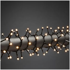 Ljusslinga 400 amber LED 8,78m svart
