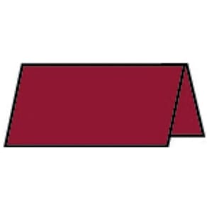 Tischkarte Rössler Paperado, 10 x 10 cm, rosso