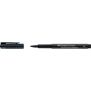 Calligraphiemarker Faber-Castell Pitt Artist Pen, schwarz