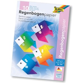 Regenboogpapier Folia, 100 g, ft 22 x 32 cm, geassorteerde