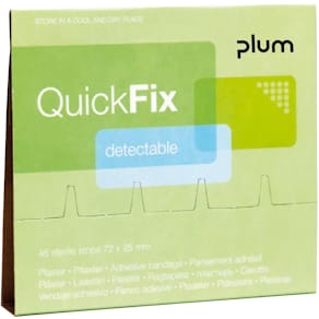 Navulling pleisterautomaat Plum QuickFix, 30 detecteerbare ple­is