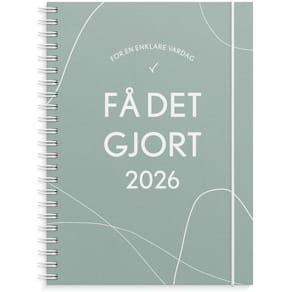 Kalender Få det gjort 2026 grön