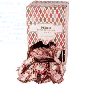 Peber portionsbreve i dispenserboks, 1300 stk