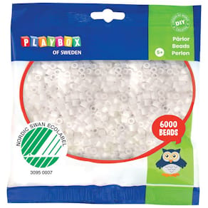 Rörpärlor Vit 6000st/fp