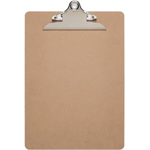 Klemplaat MAUL Classic, hardboard karton, A4 staand, bruin