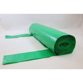 Plastsäck opt R100% 70L 45my grön 25/rl