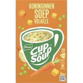 Instantsoep Knorr Cup-a-Soup, koninginnensoep, pak van 21 zakjes