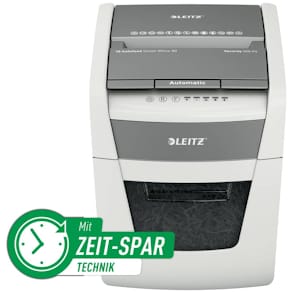 Aktenvernichter Leitz IQ Autofeed Small Office 50 P4, grau/weiß