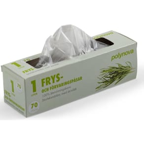 Fryspåse 1-liter, HD-polyeten, 70/rl