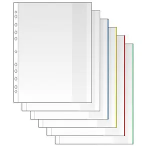 Plastficka Mapp A4 0,12mm blå 100/fp