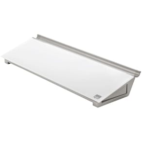 Glastavle Nobo hvid 15x46 cm, 4 stk