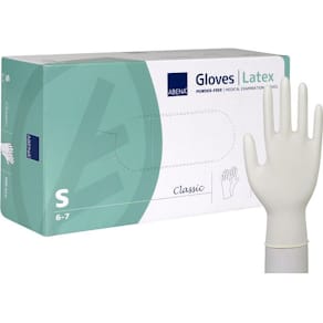 Latexhandske puderfri S 100/fp