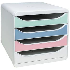 Blankettbox Bigbox Autentik 4låd. pastel