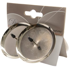 Adventskerzenhalter Kaemingk, Eisen, silber, 4er-Set